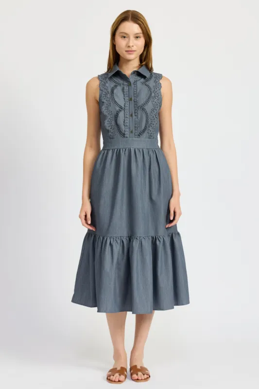 Angeline Midi Dress sold by En Saison