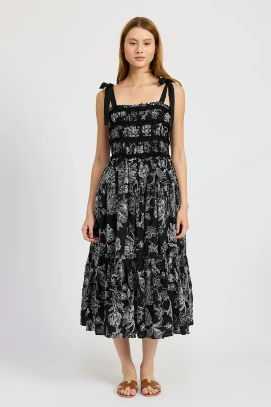 Magdalen Smocked Maxi Dress sold by En Saison