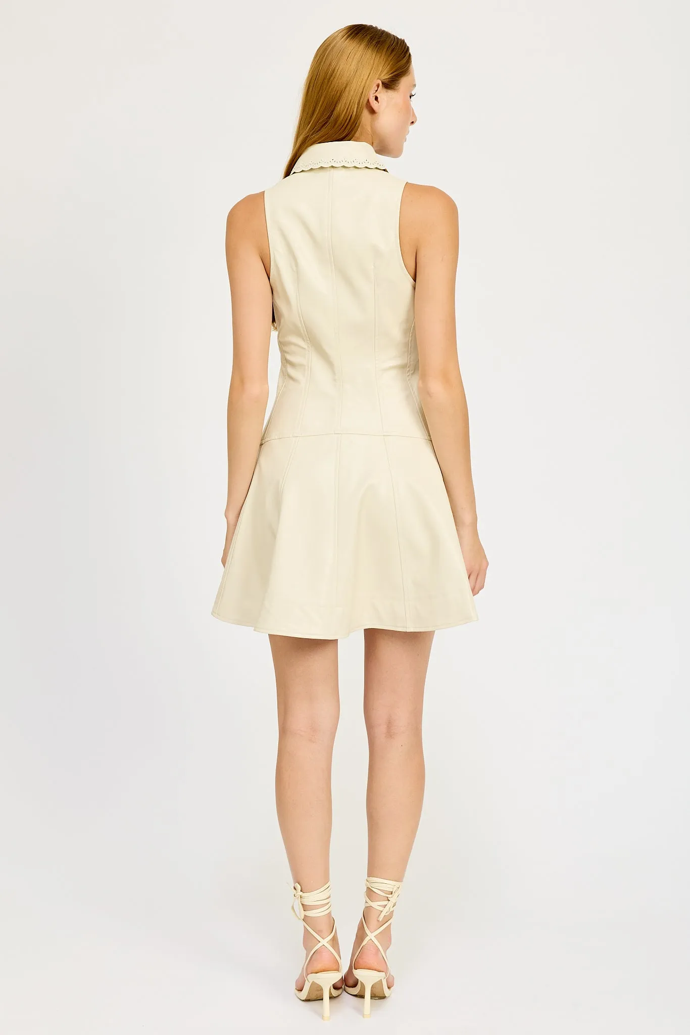 Barrett Faux Leather Mini Dress sold by En Saison product image thumbnail 3