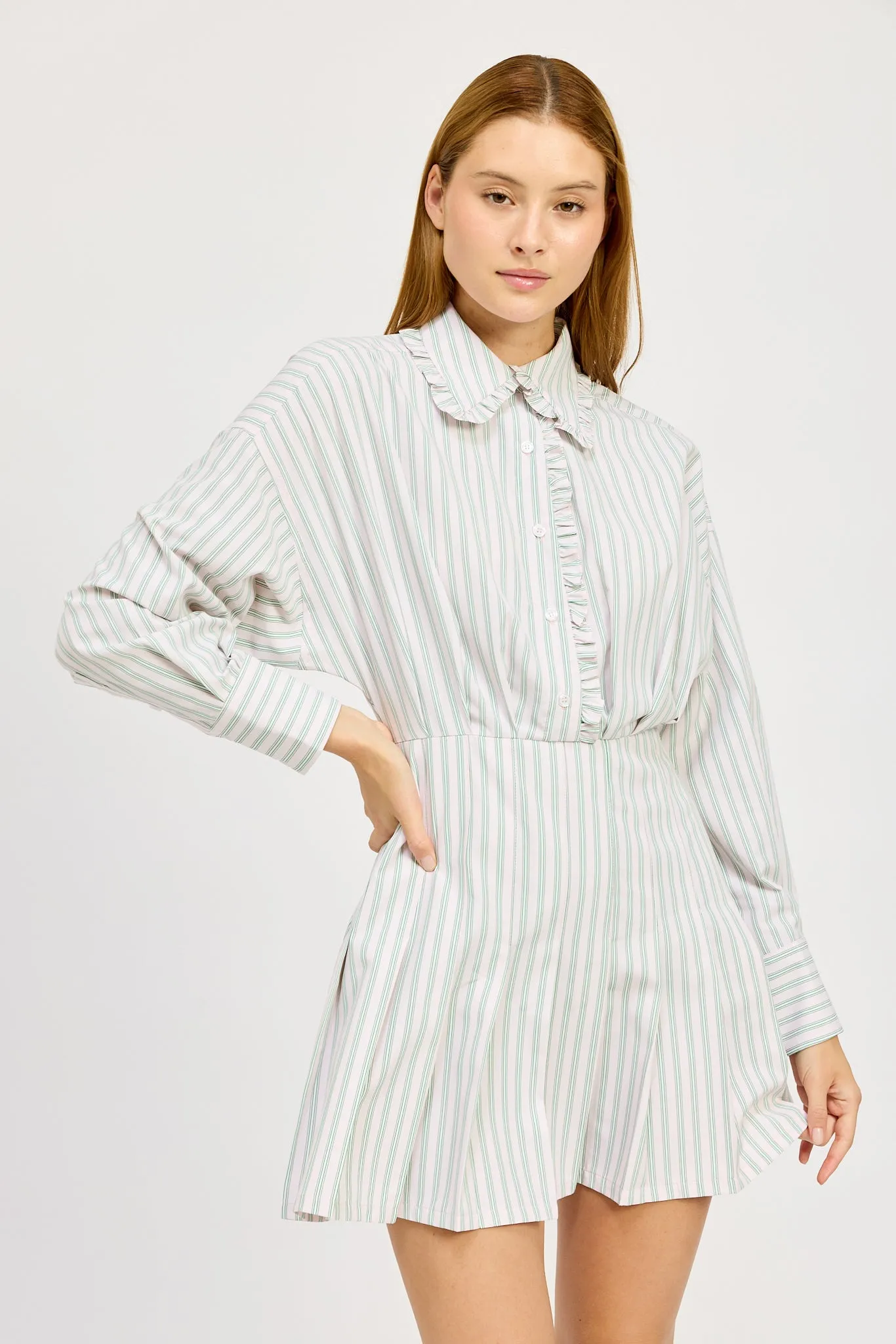 Haisley Stripe Mini Dress sold by En Saison product image thumbnail 4