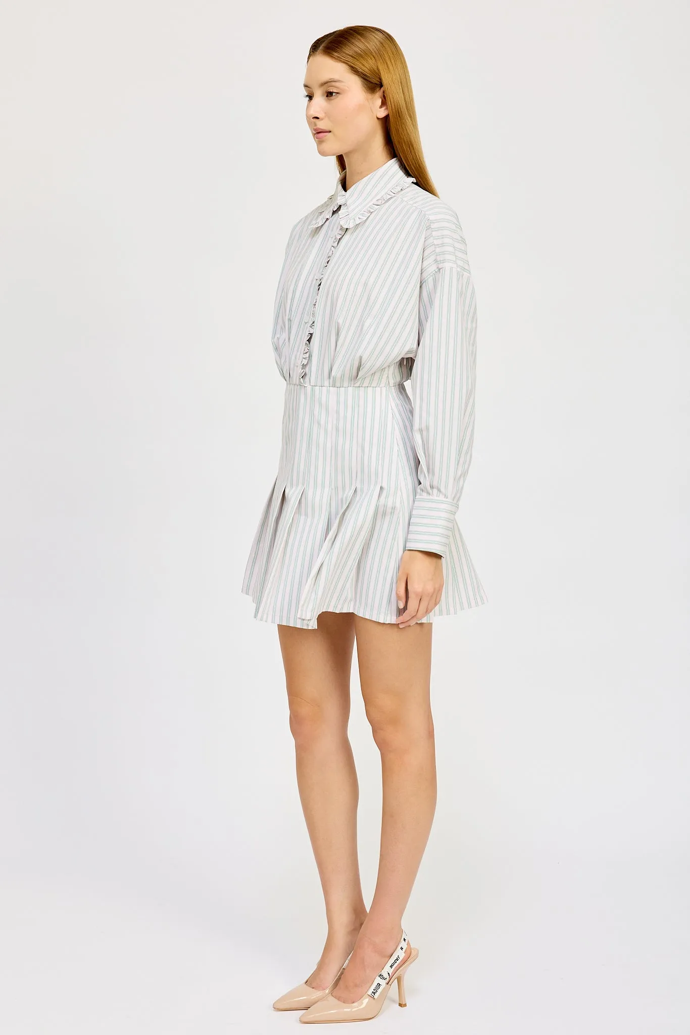 Haisley Stripe Mini Dress sold by En Saison product image thumbnail 2