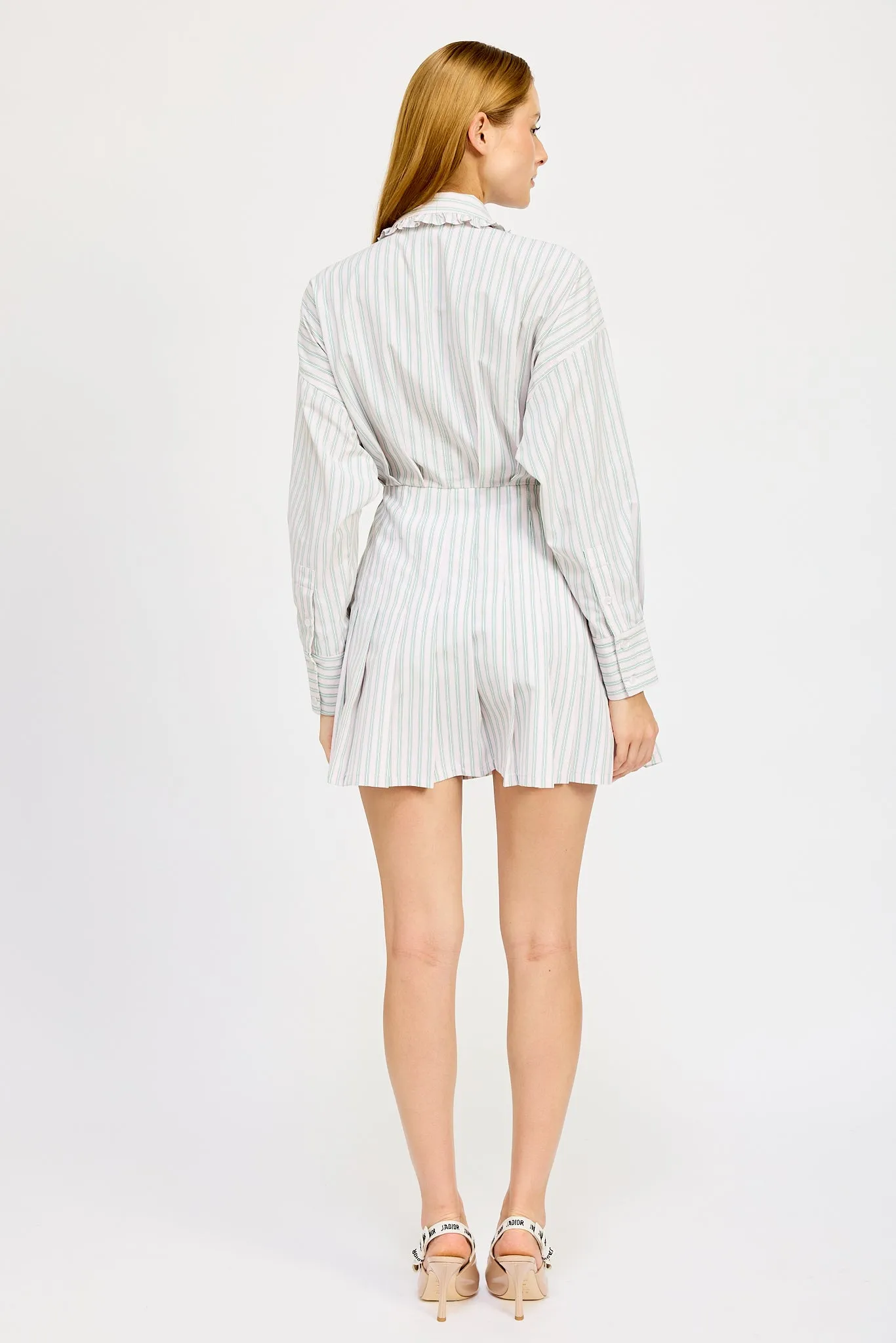 Haisley Stripe Mini Dress sold by En Saison product image thumbnail 3