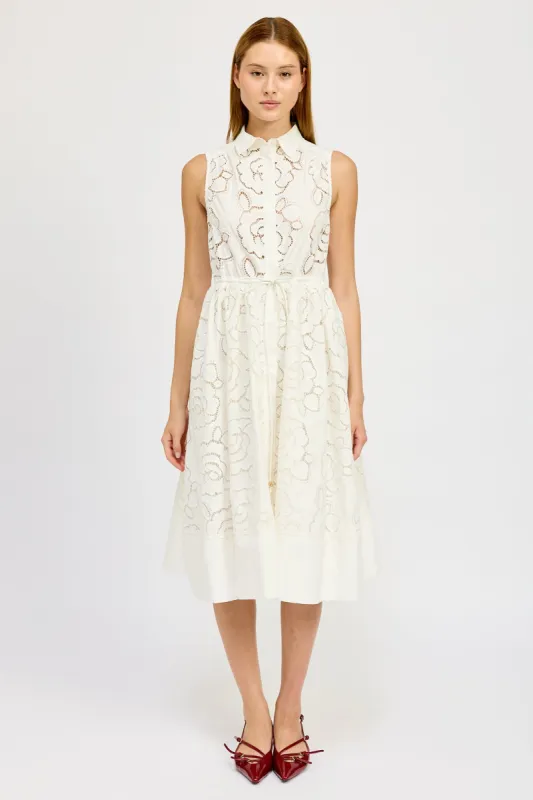 Chloe Belted Midi Dress sold by En Saison