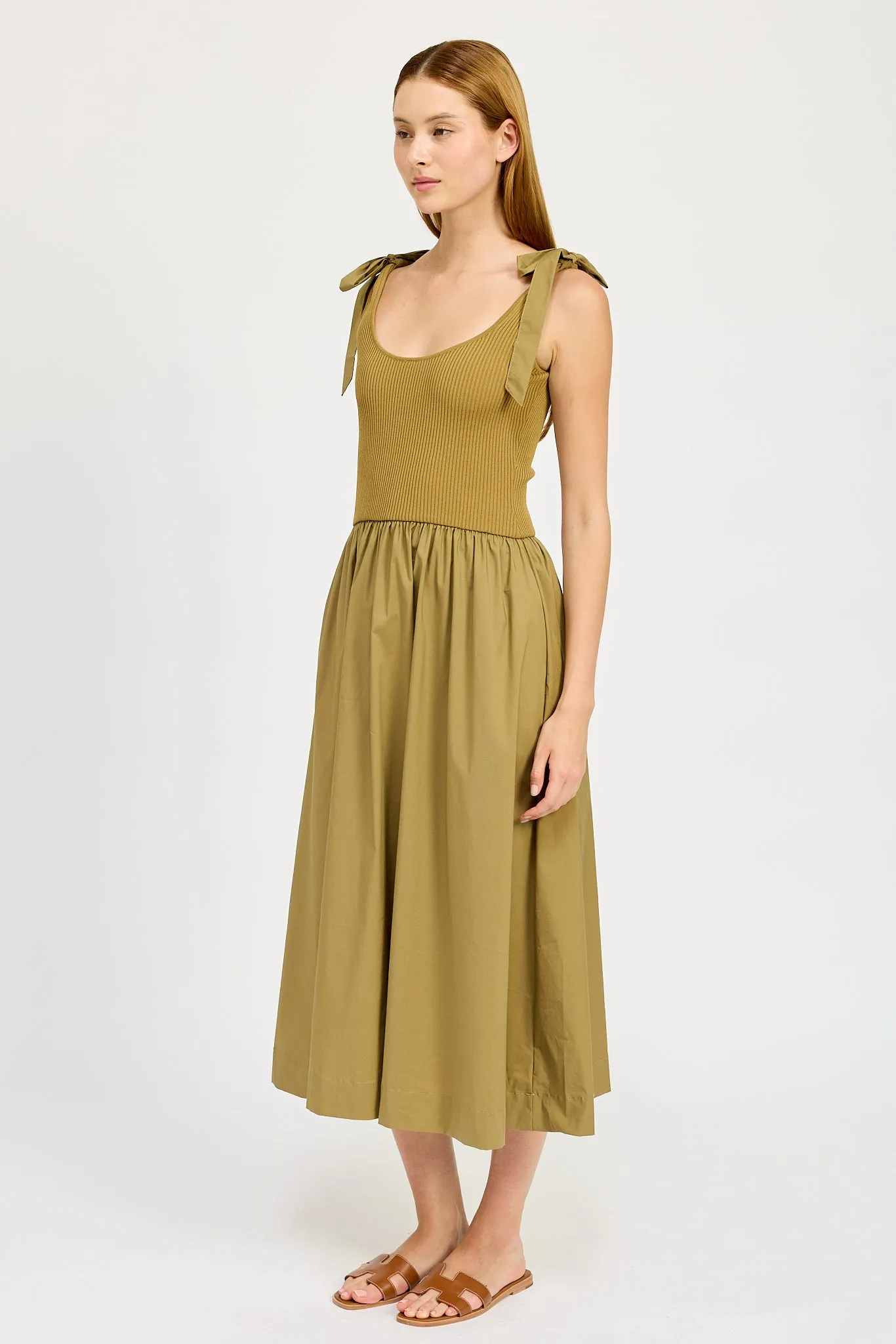 Wren Mixed Media Midi Dress sold by En Saison product image thumbnail 2