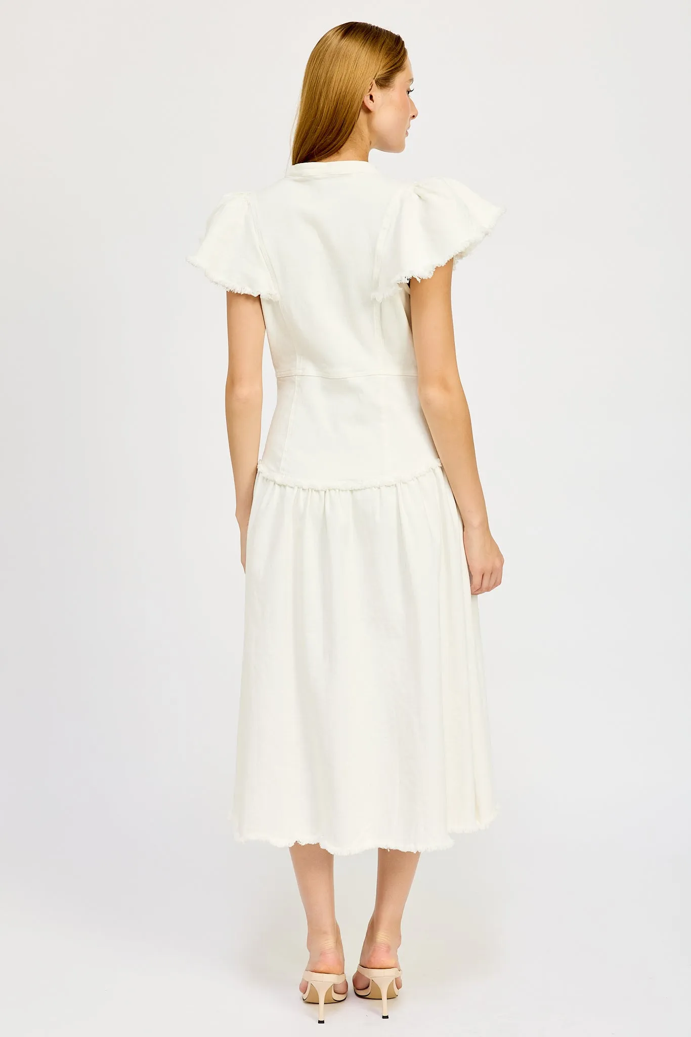 Oaklynn Denim Midi Dress sold by En Saison product image thumbnail 3