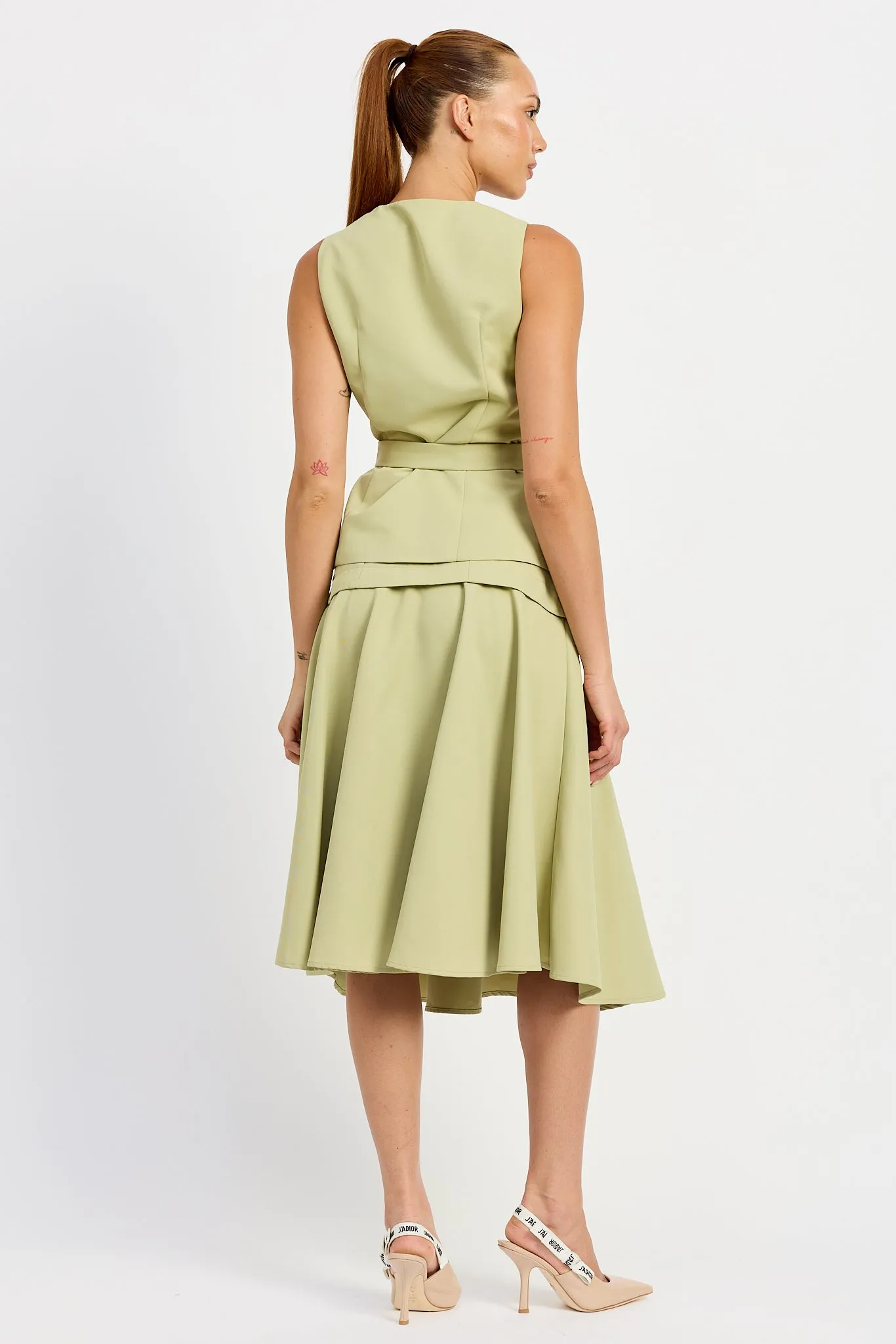 Ryleigh Belted Vest sold by En Saison product image thumbnail 3