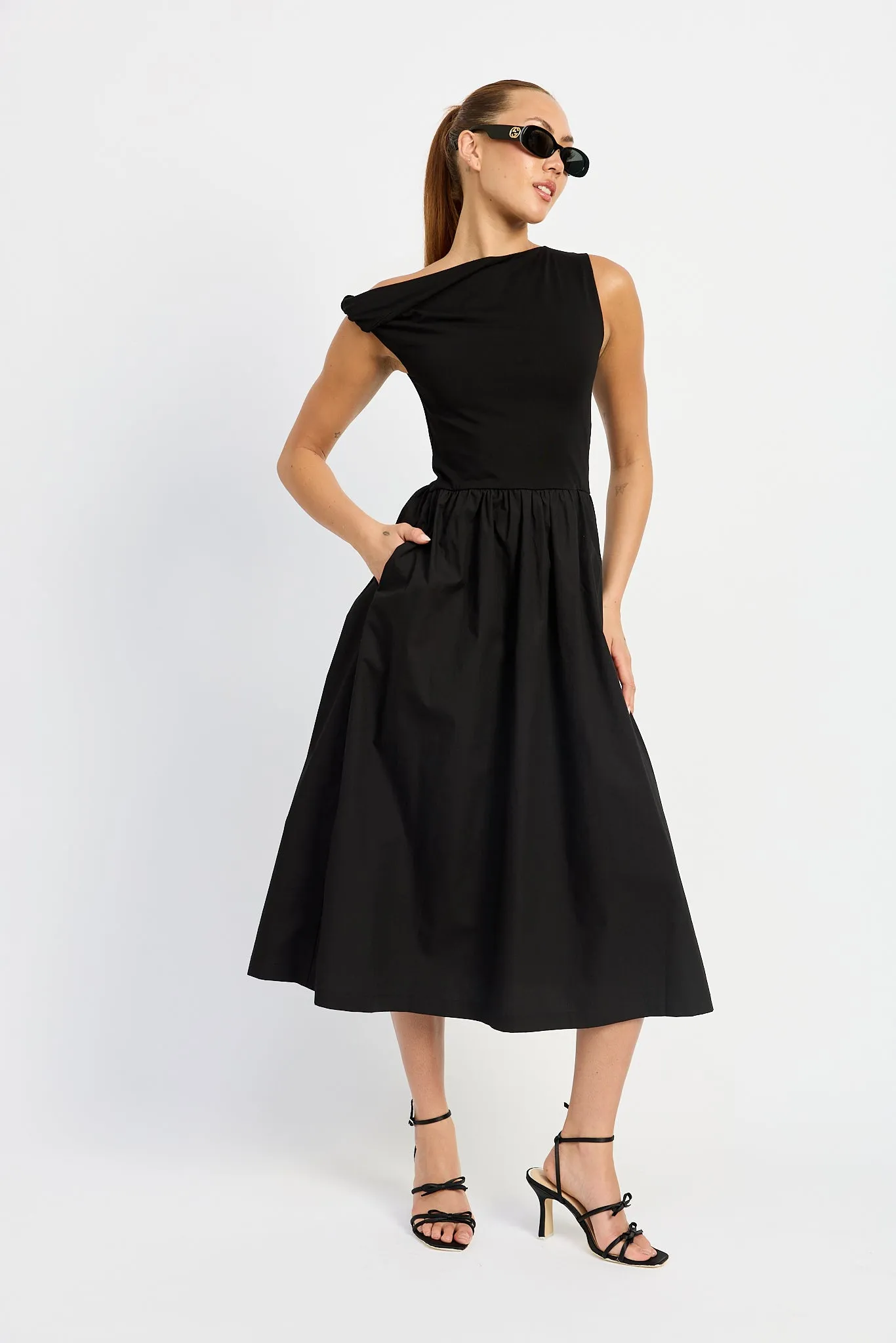 Parker Mixed Media Midi Dress sold by En Saison product image thumbnail 4