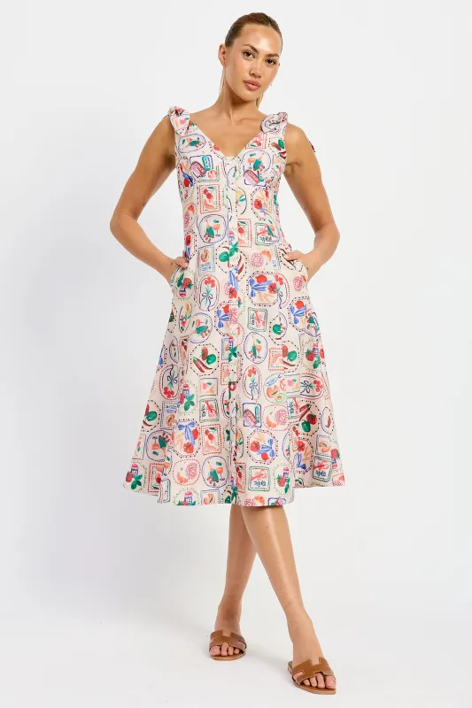 Nayeli Midi Dress sold by En Saison