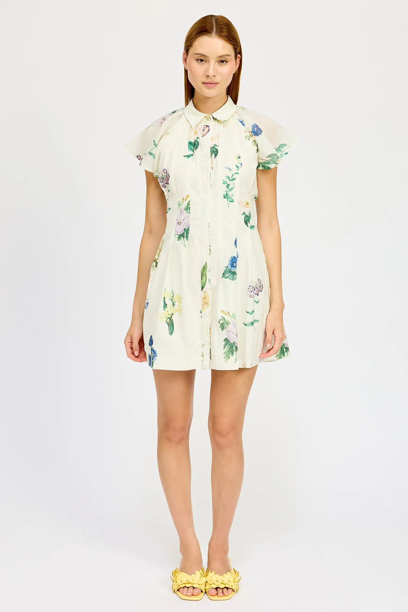 Ashley Mini Shirt Dress sold by En Saison