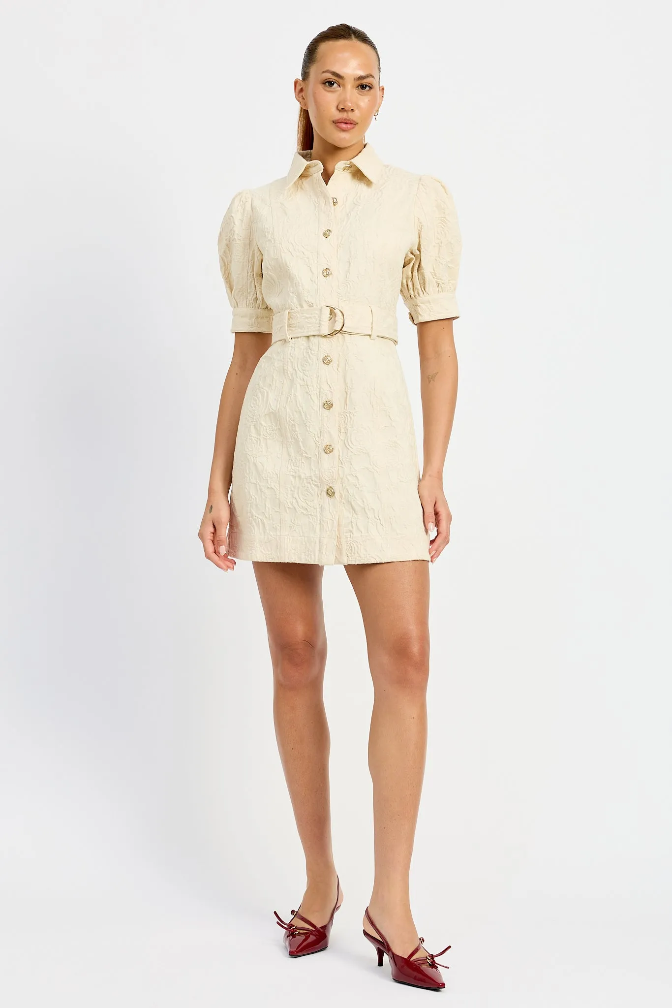 Alice Mini Shirt Dress sold by En Saison