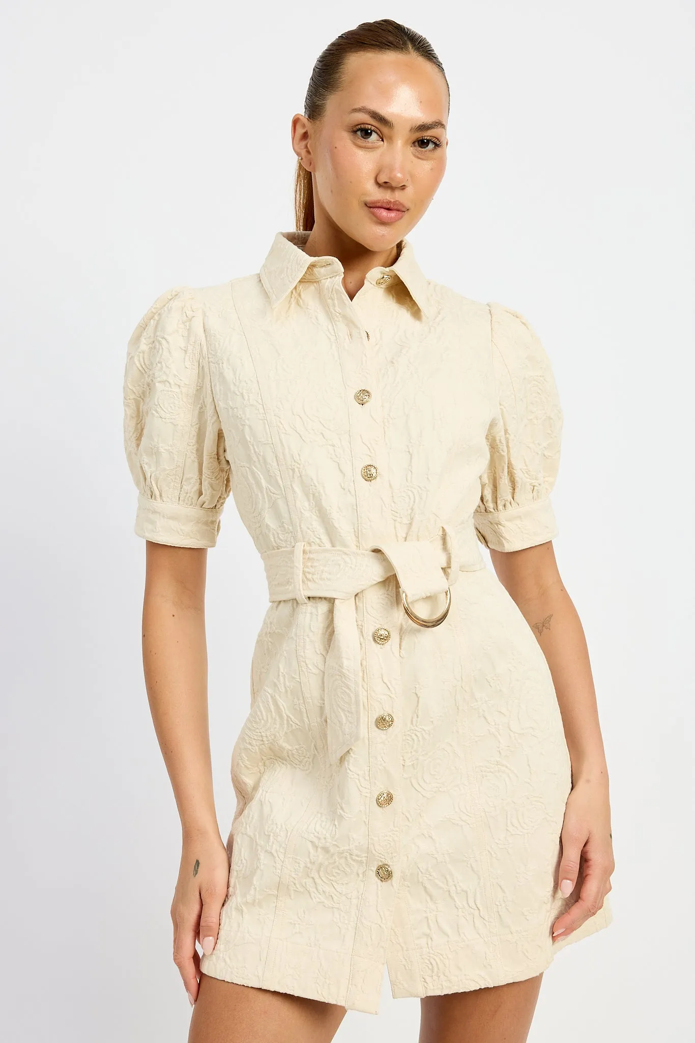 Alice Mini Shirt Dress sold by En Saison product image thumbnail 4