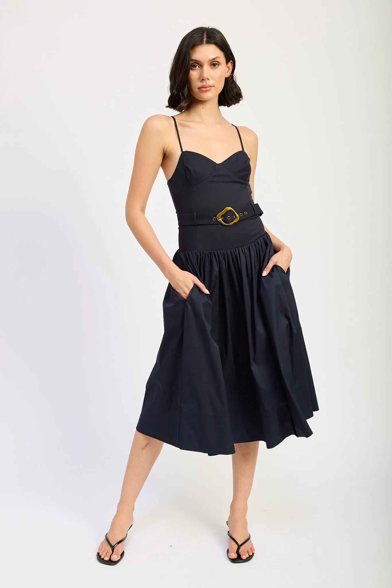 Melody Mixed Media Dress sold by En Saison product image thumbnail 4