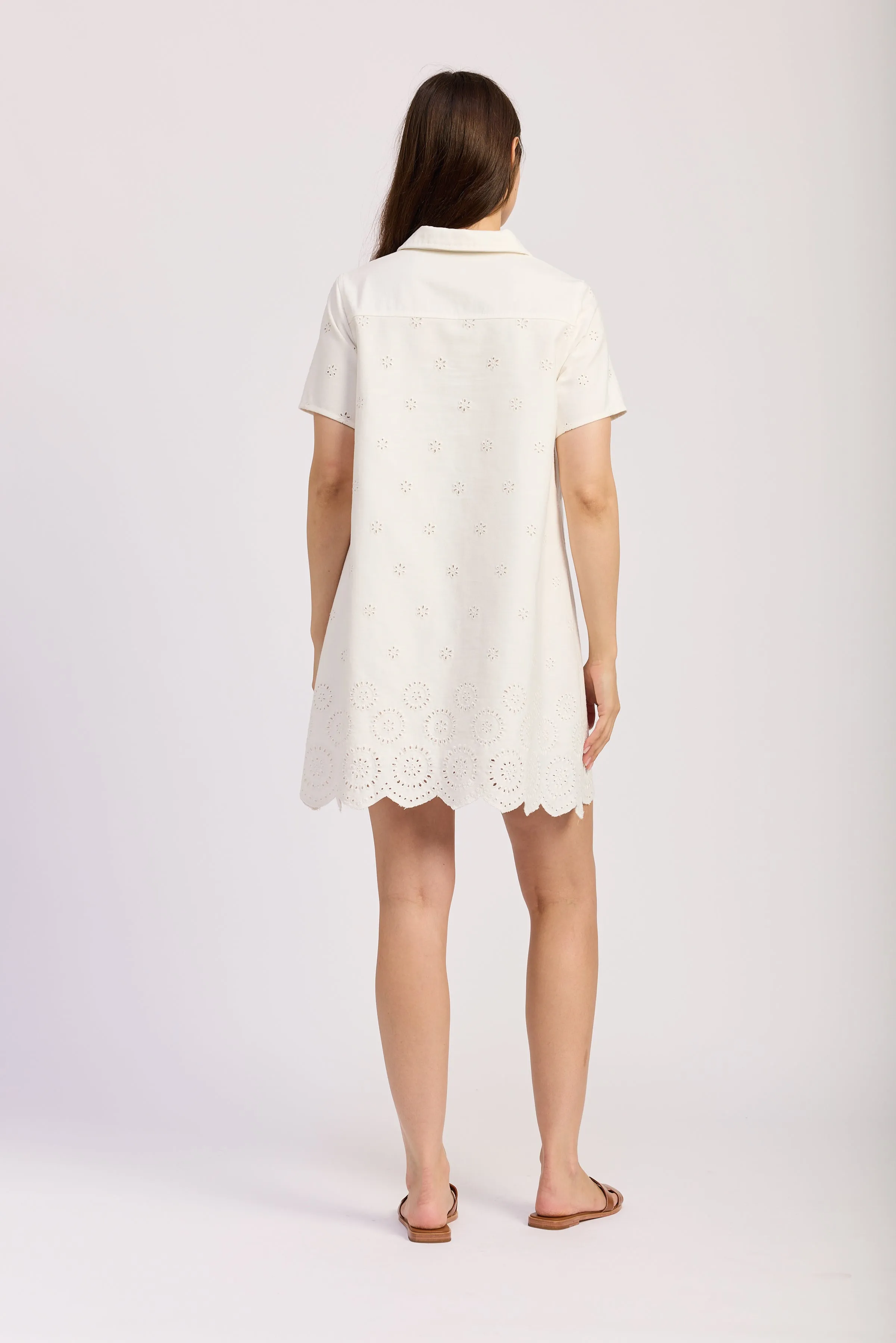 Courtney Mini Collared Dress sold by En Saison product image thumbnail 3