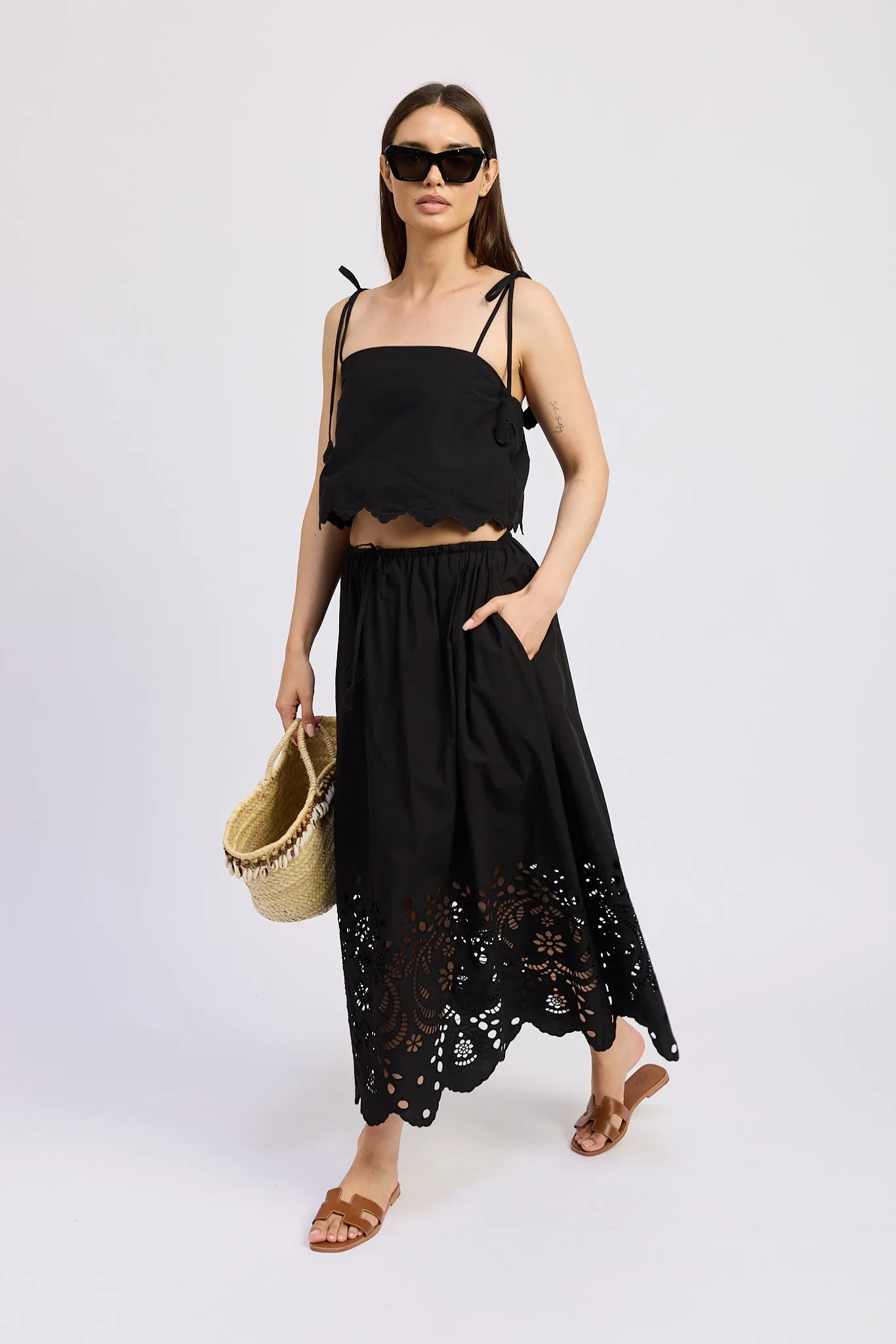 Delilah Midi Skirt sold by En Saison product image thumbnail 4