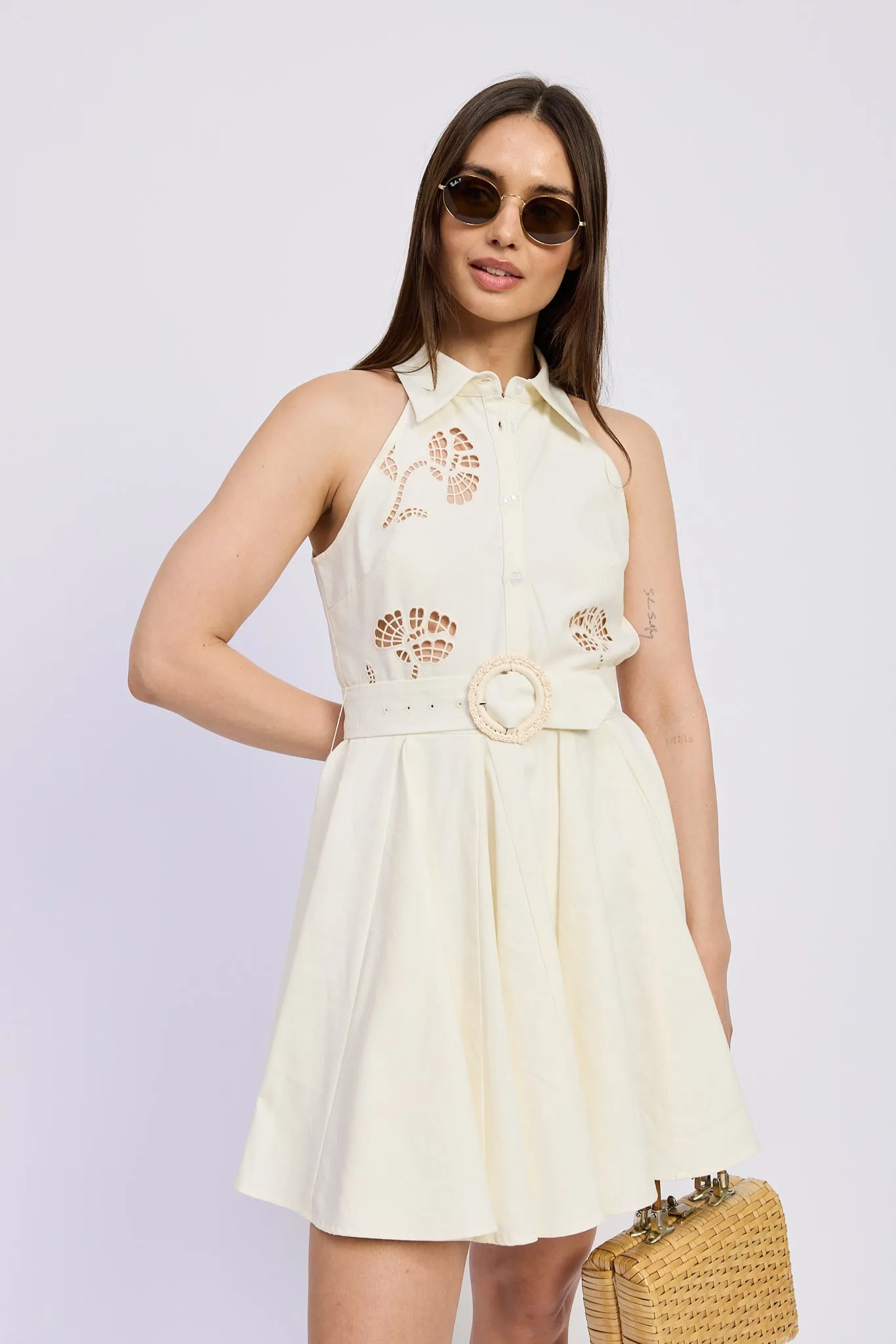 Ellis Collared Mini Dress sold by En Saison product image thumbnail 4