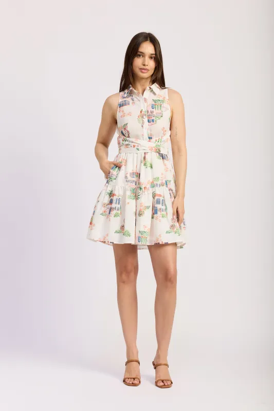 Alaia Linen Shirt Mini Dress sold by En Saison