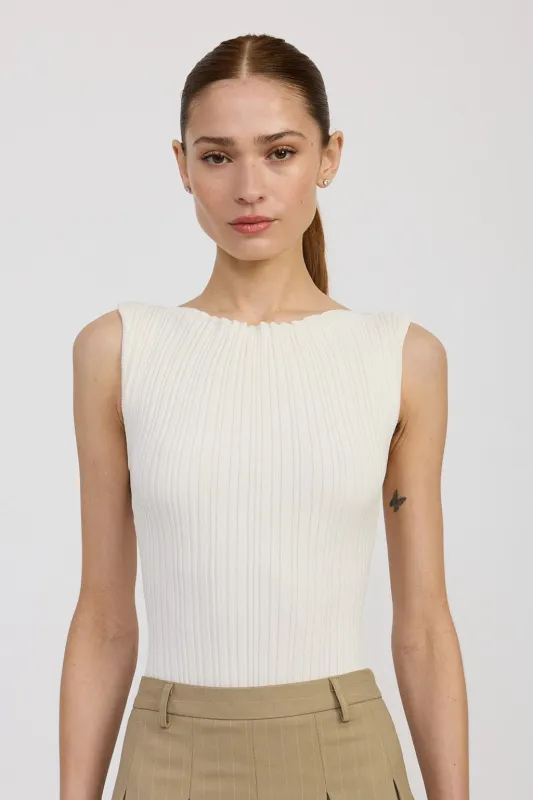 Reed Knit Bodysuit sold by En Saison