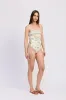 Alaia One-Piece Square Neck Swimsuit sold by En Saison