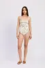 Alaia One-Piece Square Neck Swimsuit sold by En Saison