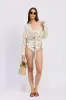 Alaia One-Piece Square Neck Swimsuit sold by En Saison