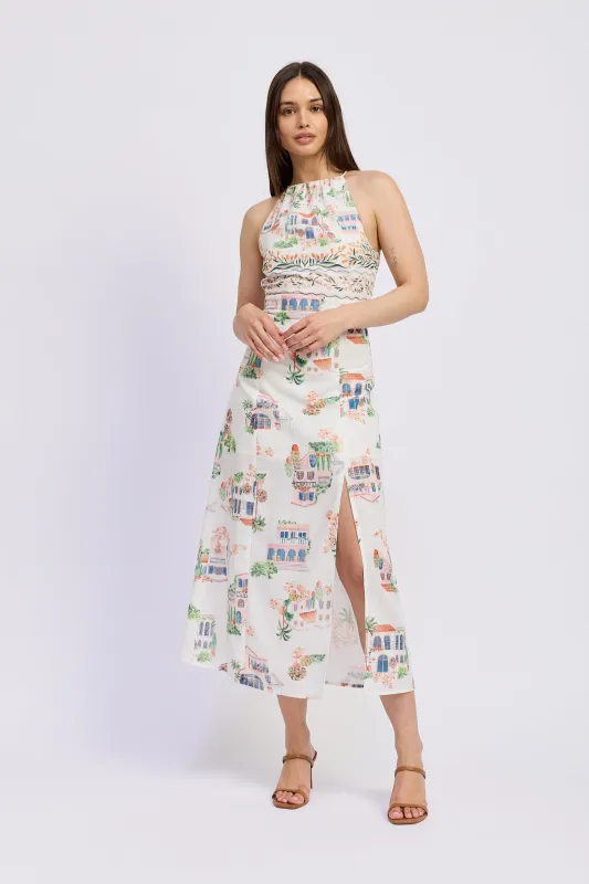 Alaia Linen Maxi Dress sold by En Saison