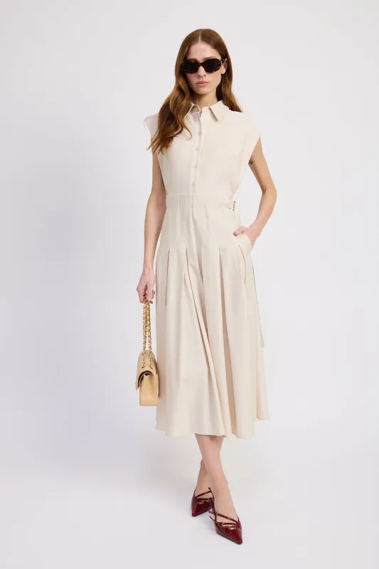 Quince Midi Shirt Dress sold by En Saison