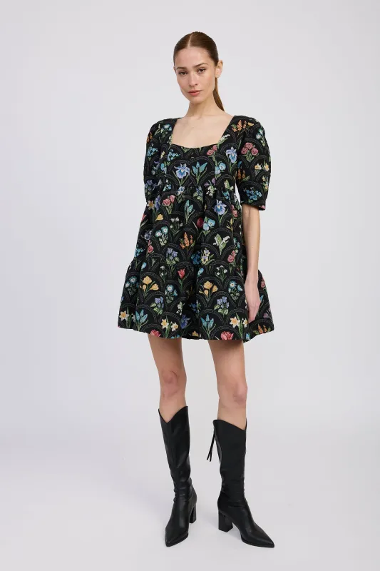 Daphne Trapeze Mini Dress sold by En Saison
