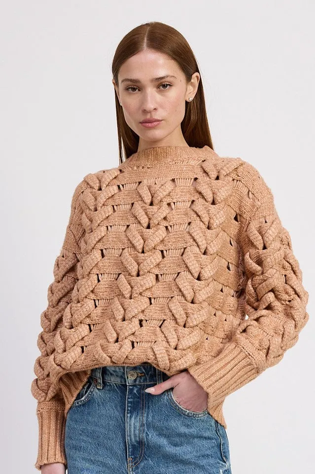 Elizabeth Cable Sweater sold by En Saison