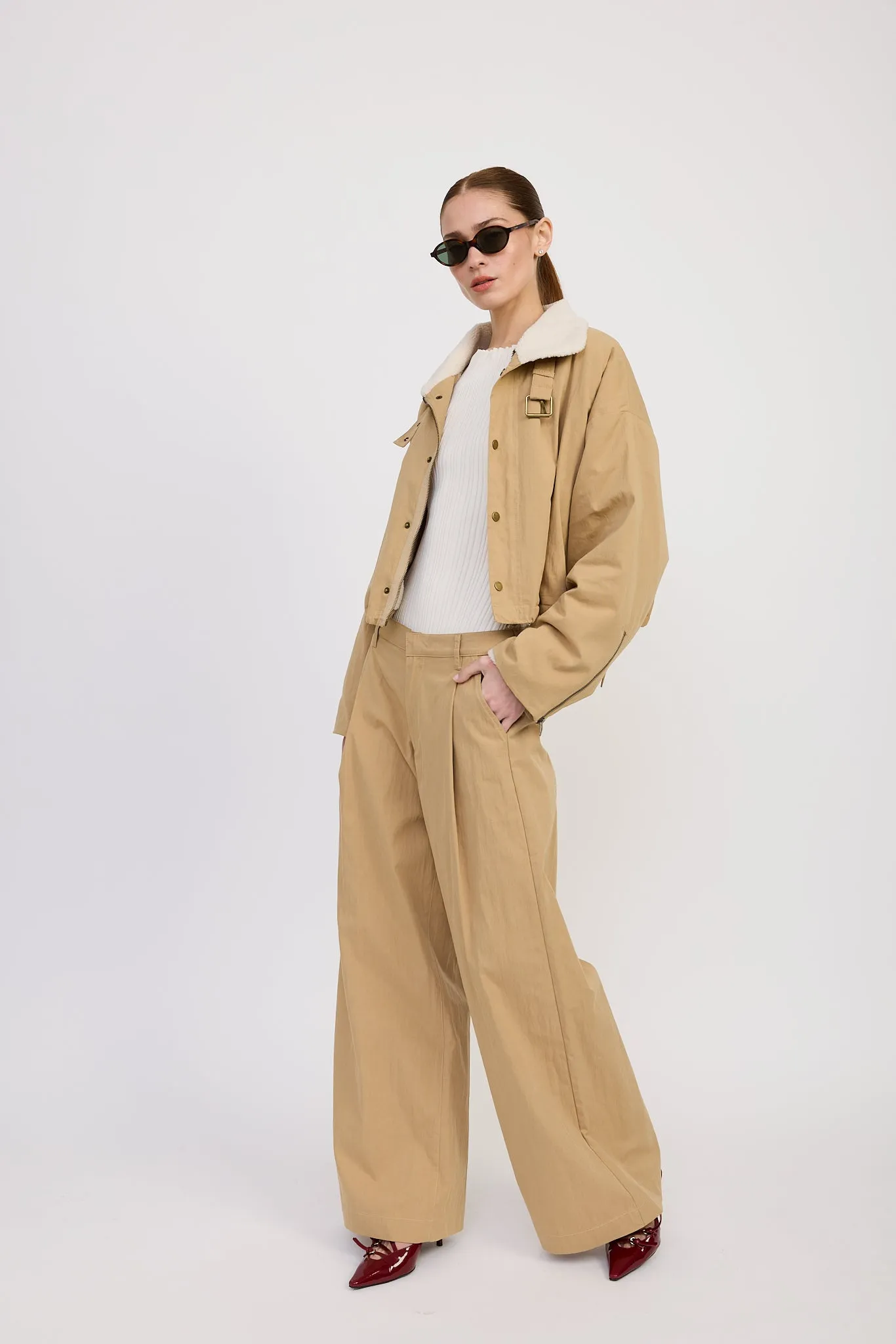 Marleigh Crop Jacket sold by En Saison product image thumbnail 2