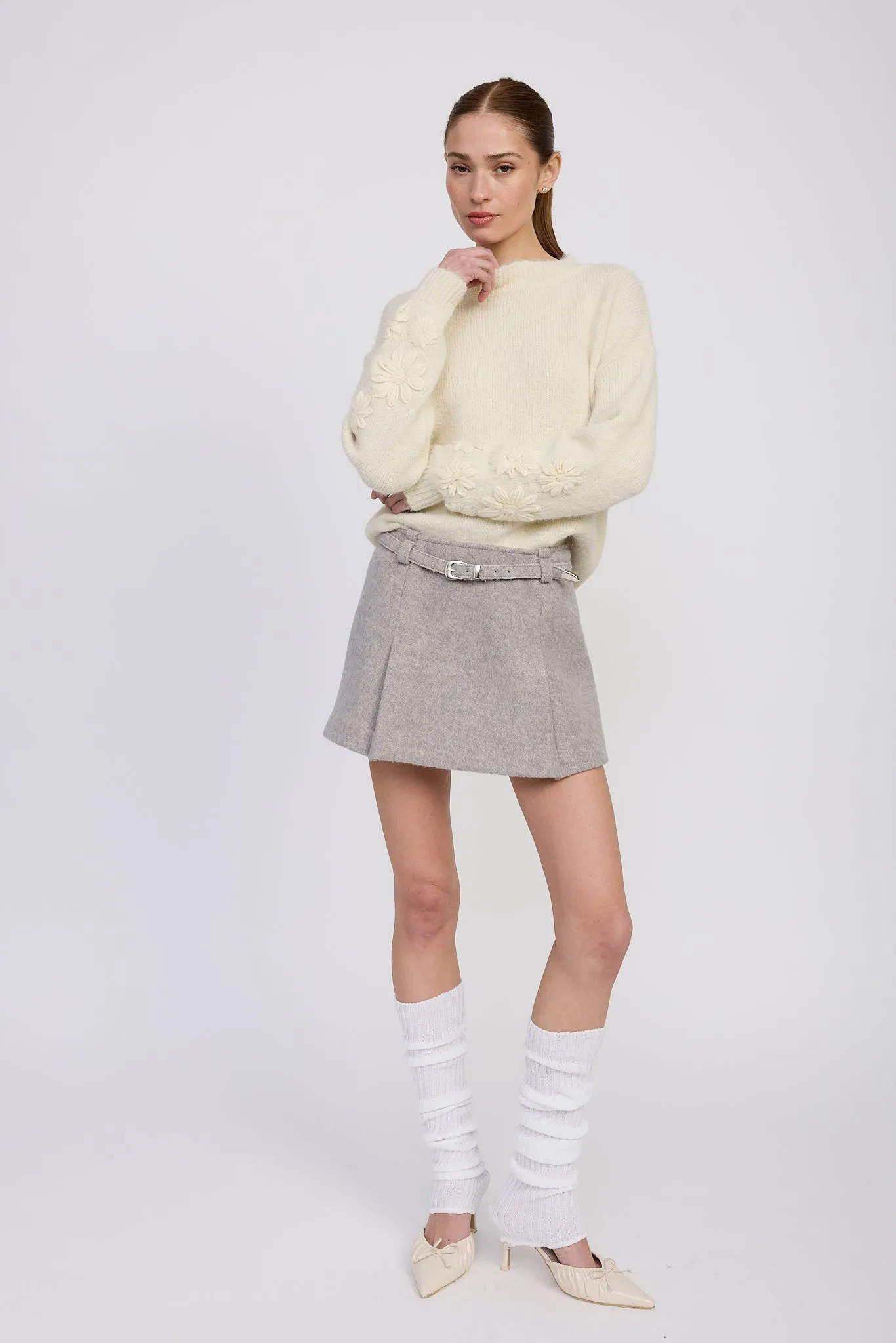 Carrington Belted Skirt sold by En Saison product image thumbnail 2