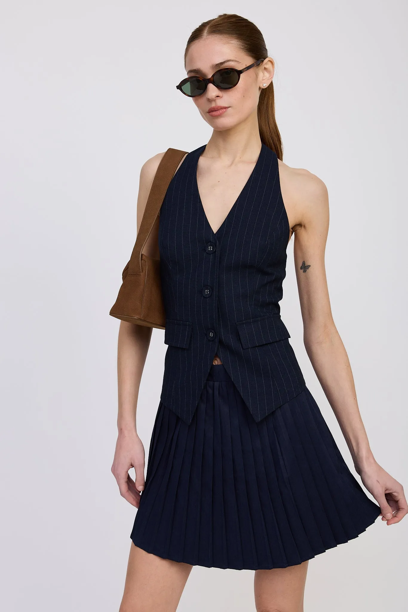 Prudence Vest Mini Dress sold by En Saison product image thumbnail 4