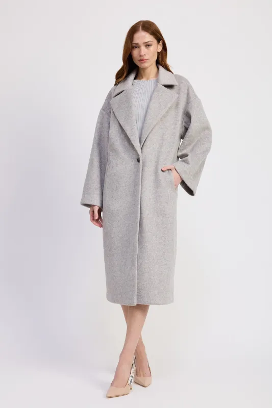Carrington Relaxed Long Coat sold by En Saison