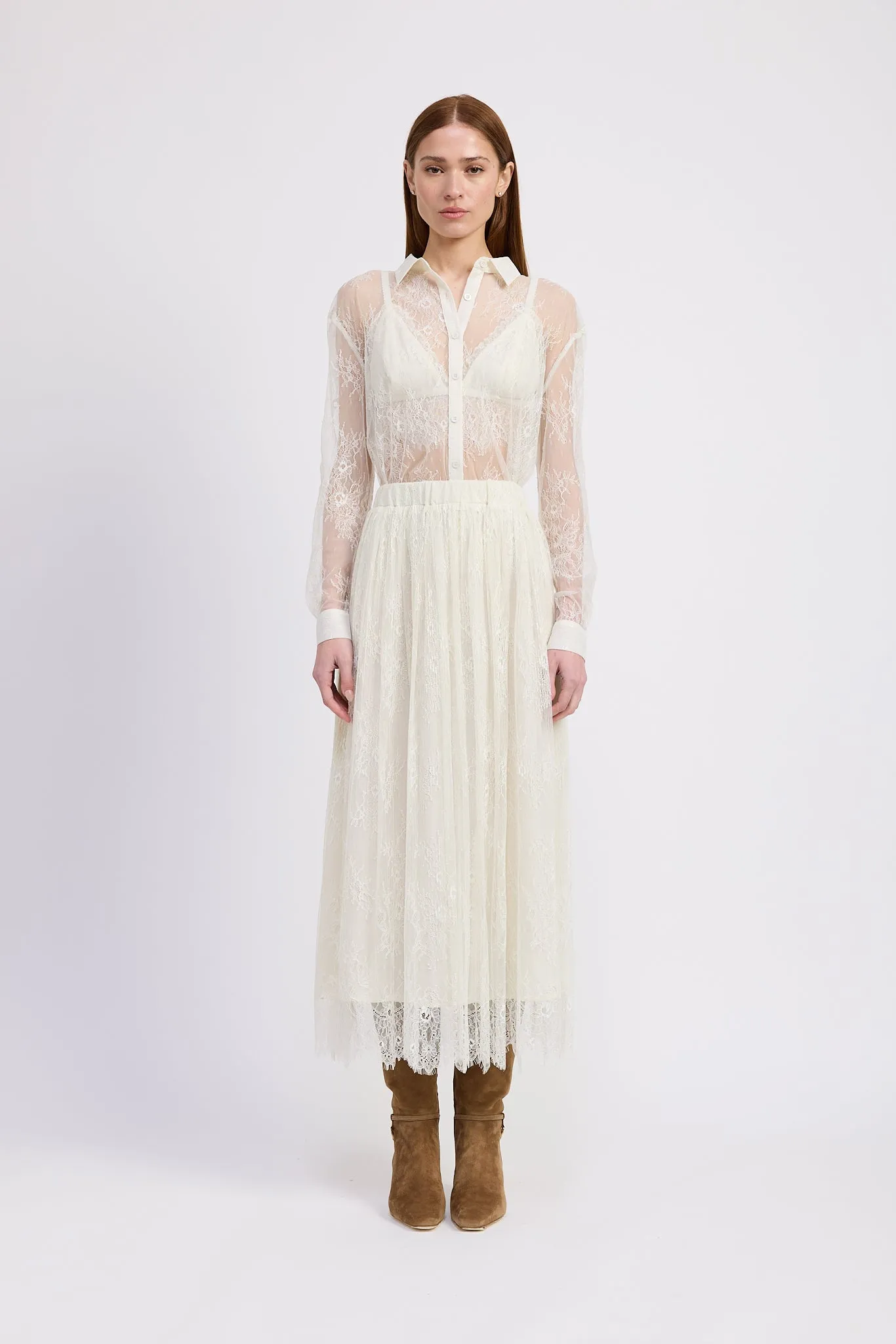 Alannah Midi Skirt sold by En Saison