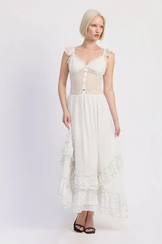 Camile Tiered MaxI Dress sold by En Saison