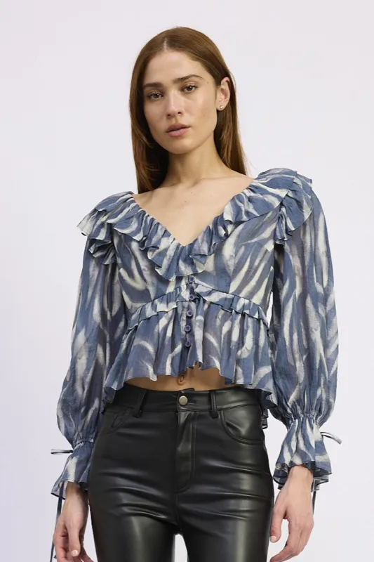 Cypress Peplum Top sold by En Saison