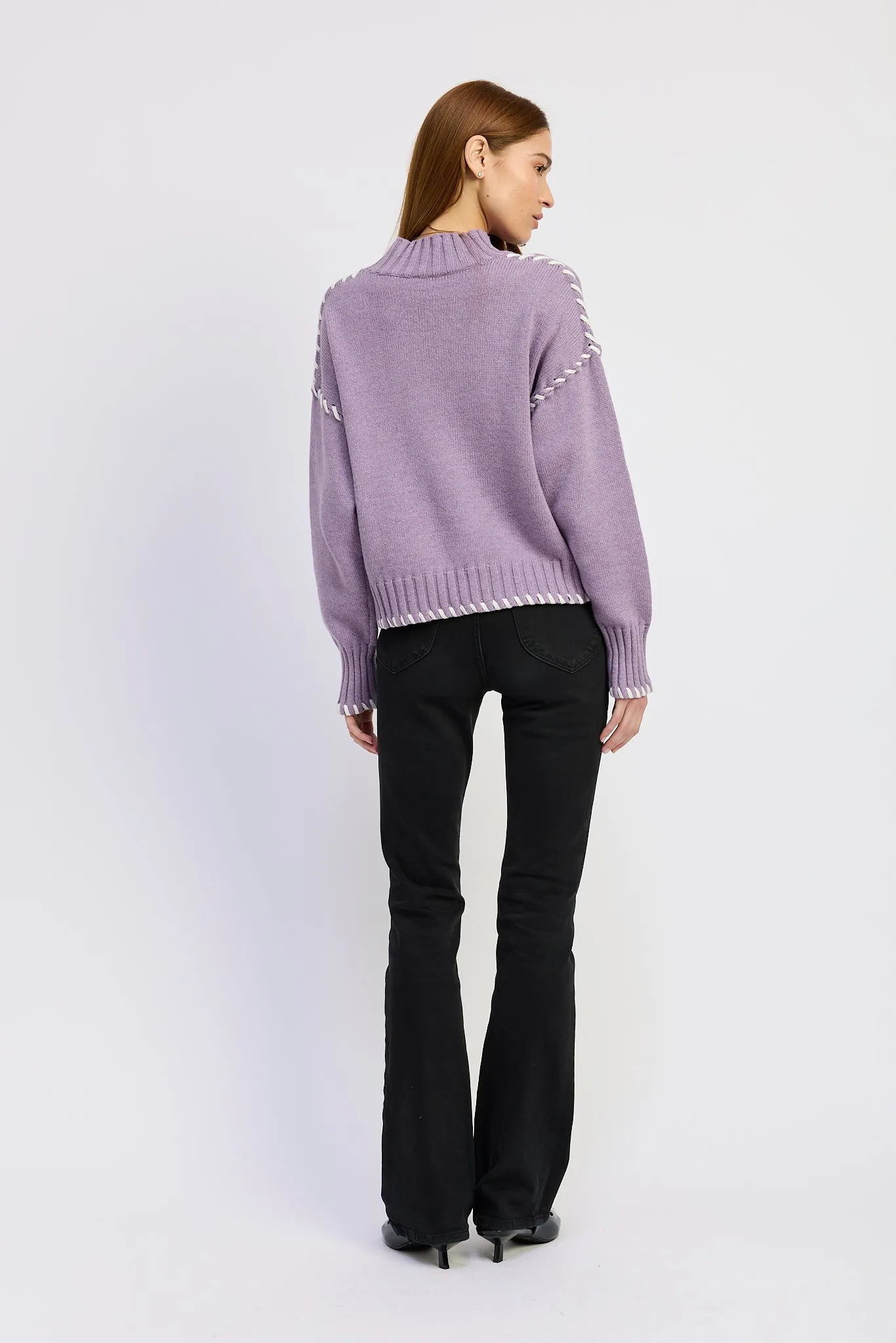 Merrill Whip Stitch Sweater sold by En Saison product image thumbnail 3