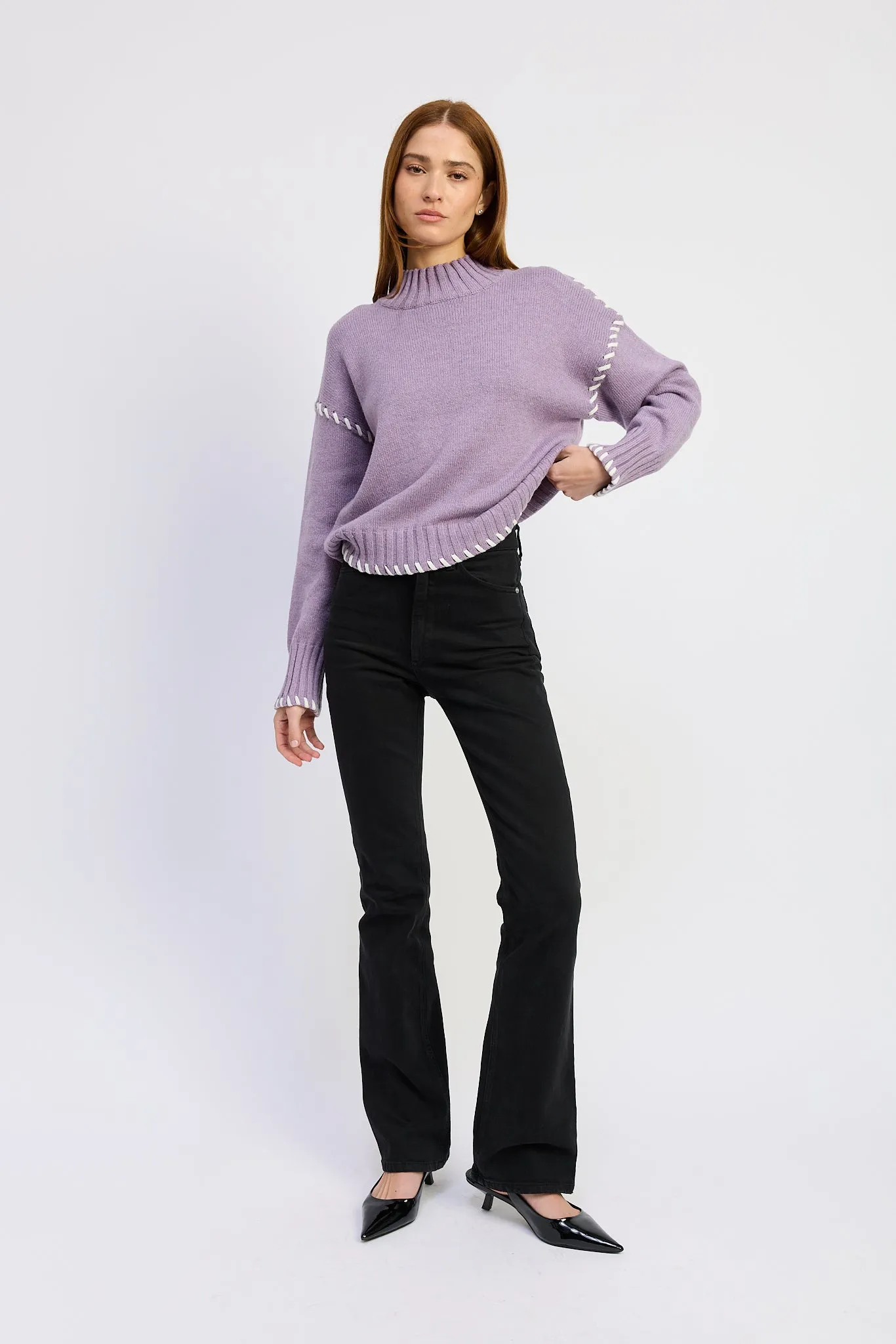 Merrill Whip Stitch Sweater sold by En Saison product image thumbnail 4