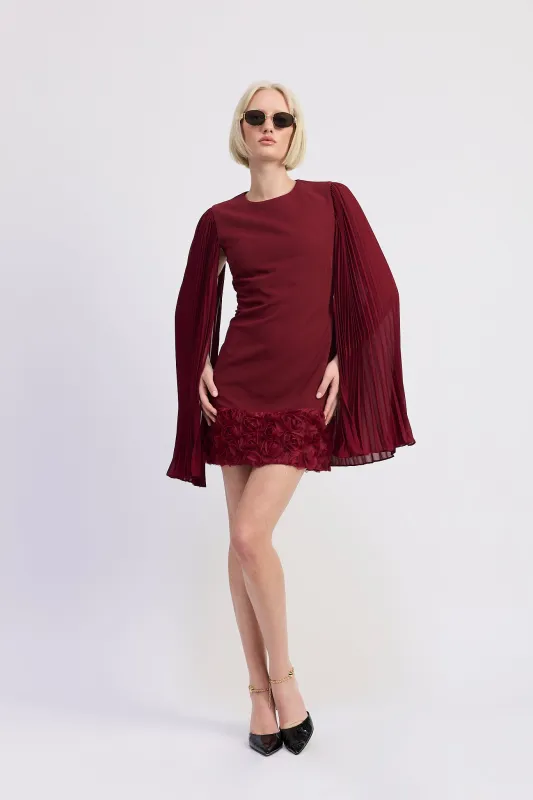 Annalis Sleeve Cape Sheath Dress sold by En Saison