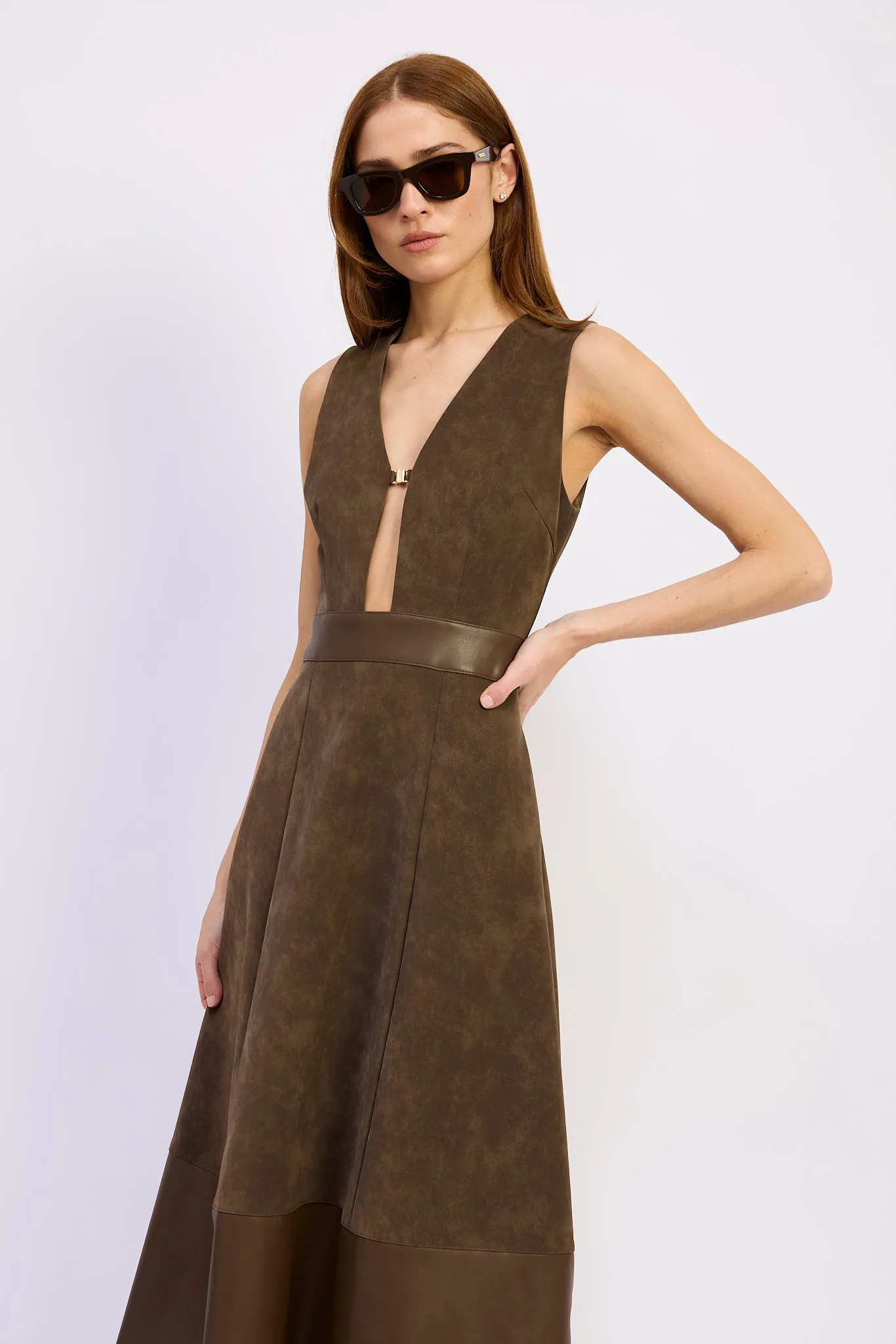 Miller Mixed Media Dress sold by En Saison product image thumbnail 4