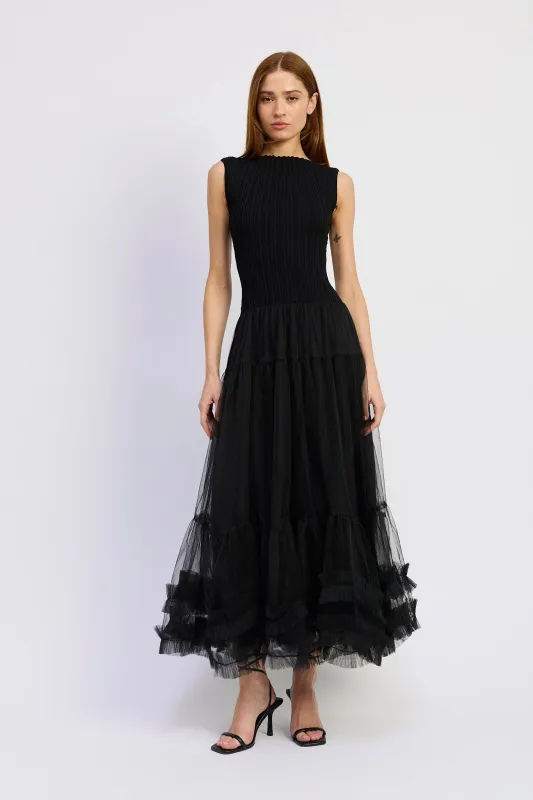 Darcy Mixed Media Dress sold by En Saison