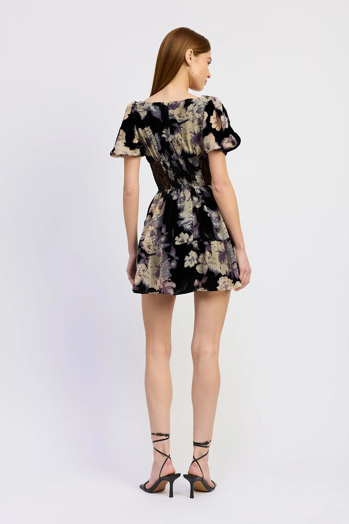 Rowan Mixed Media Mini Dress sold by En Saison product image thumbnail 3