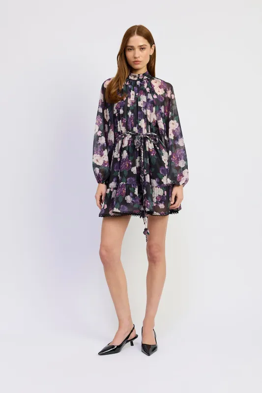 Jasmine Long Sleeve Mini Dress sold by En Saison