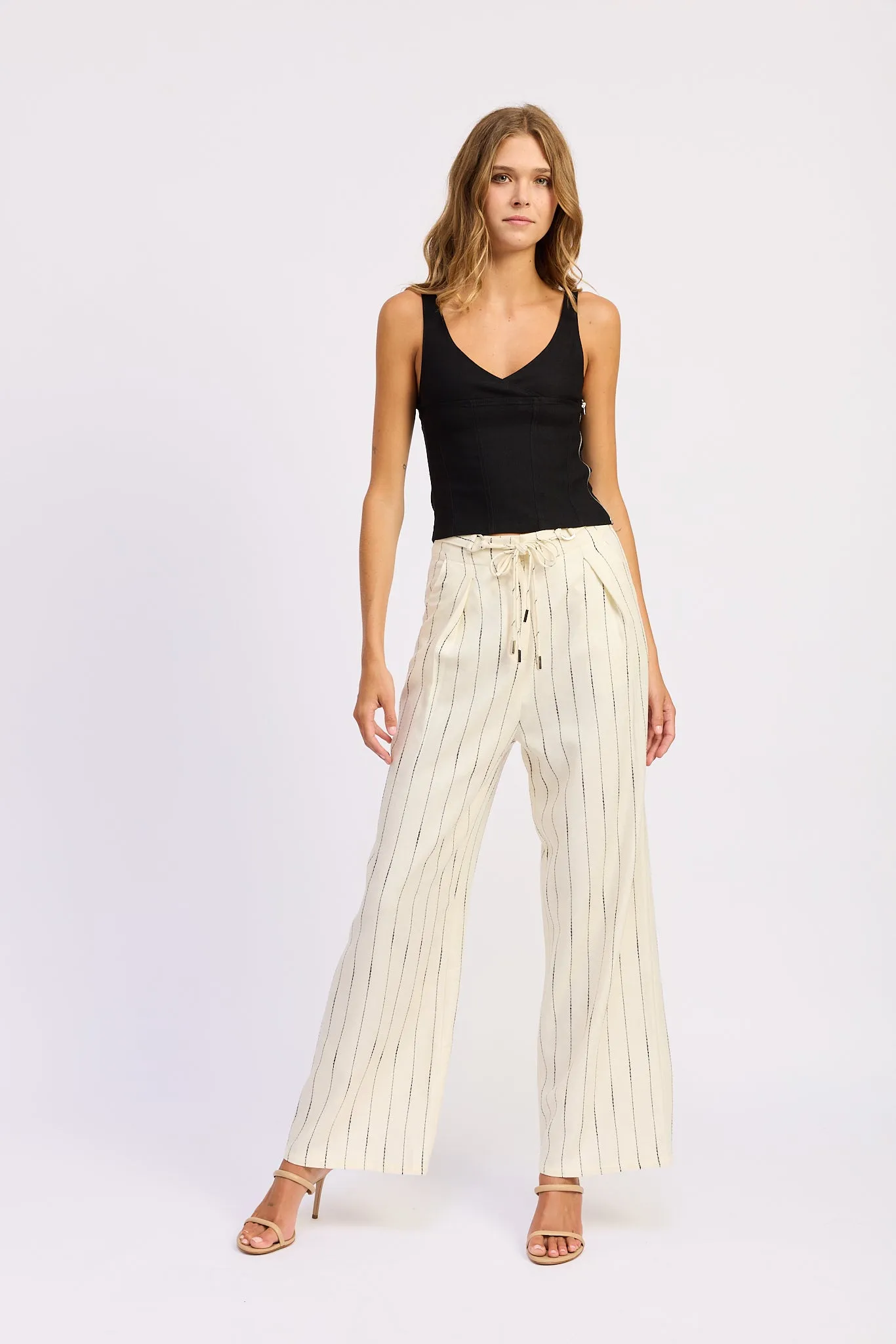 Rebekah Wide Leg Trouser sold by En Saison product image thumbnail 4