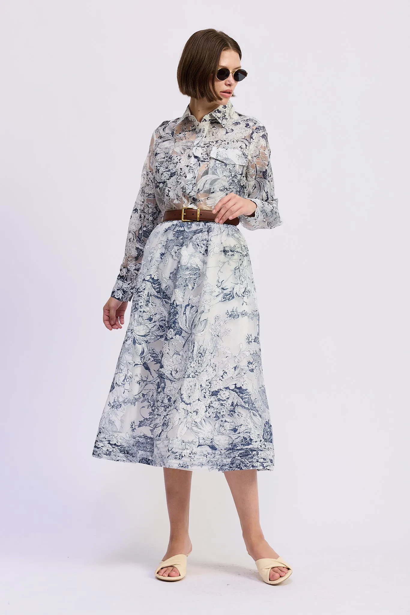 Cyrus Midi Skirt sold by En Saison product image thumbnail 4