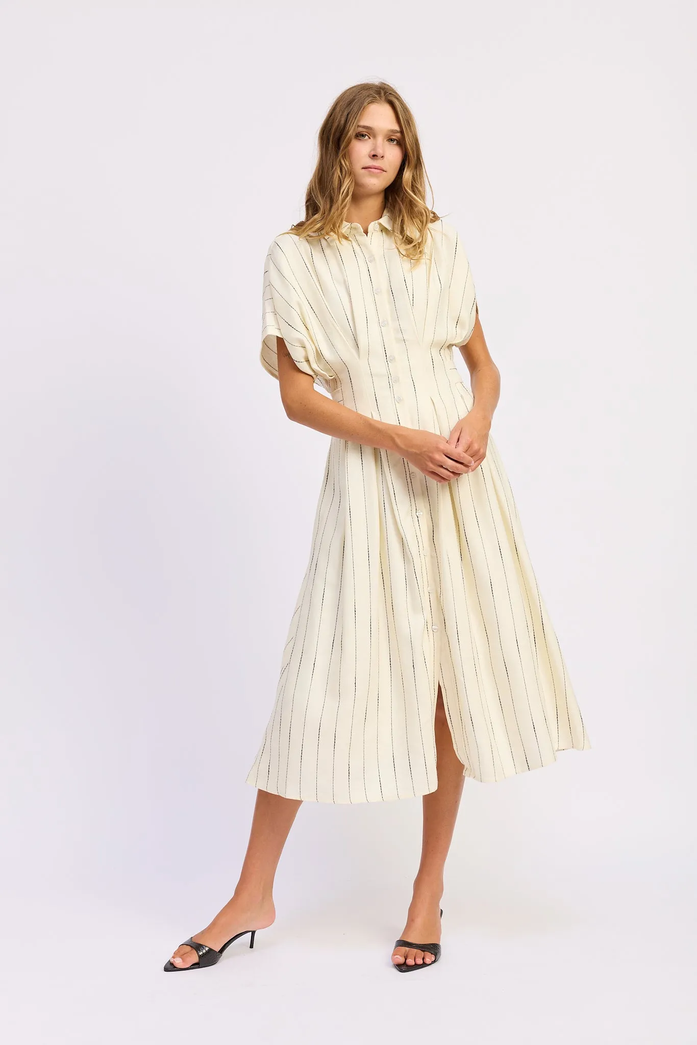 Rebekah Midi Shirt Dress sold by En Saison product image thumbnail 4