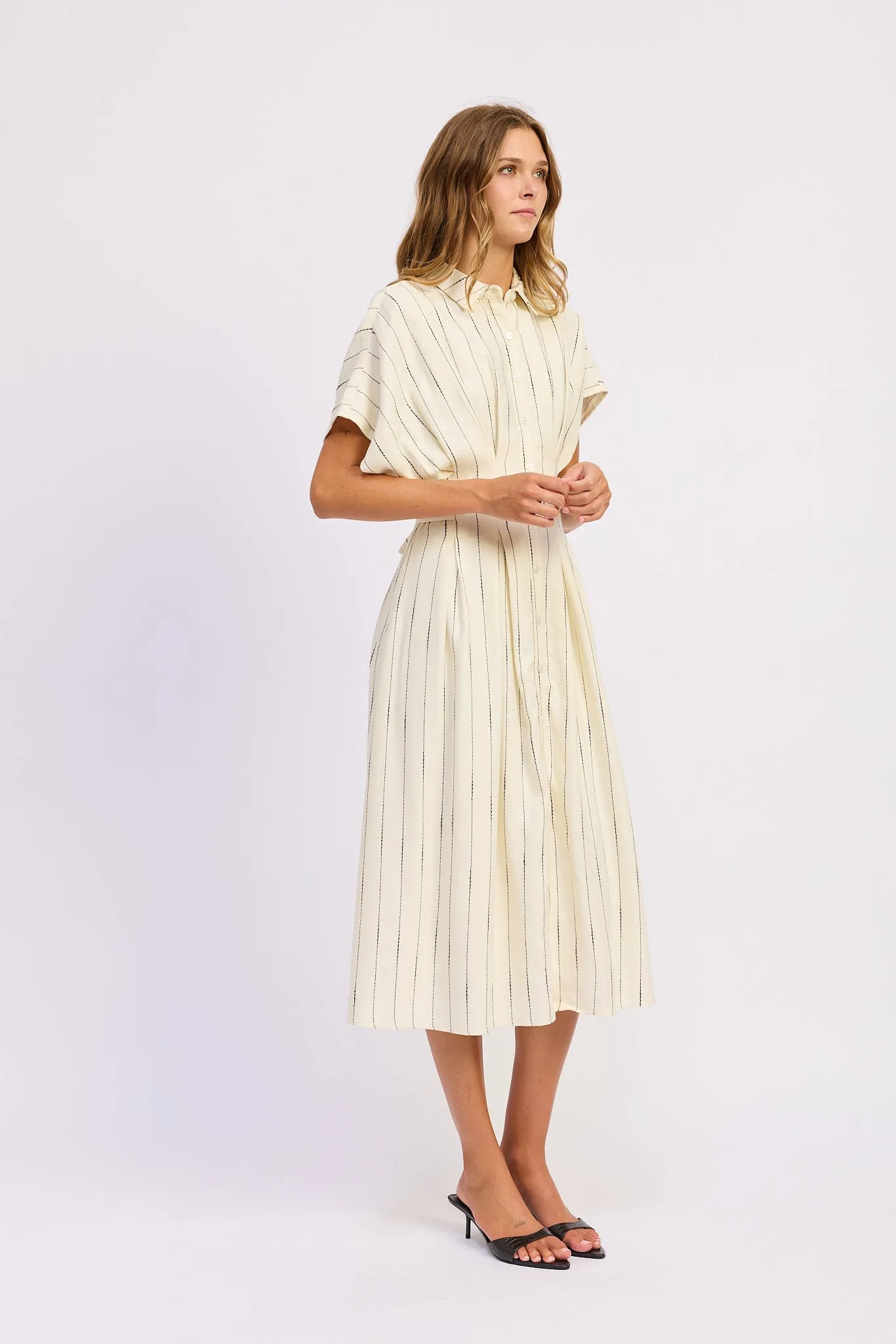 Rebekah Midi Shirt Dress sold by En Saison product image thumbnail 2
