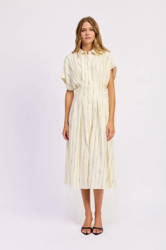 Rebekah Midi Shirt Dress sold by En Saison