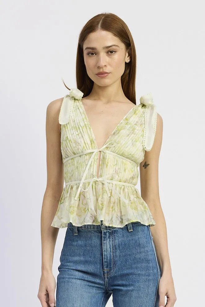 Claire Peplum Top sold by En Saison