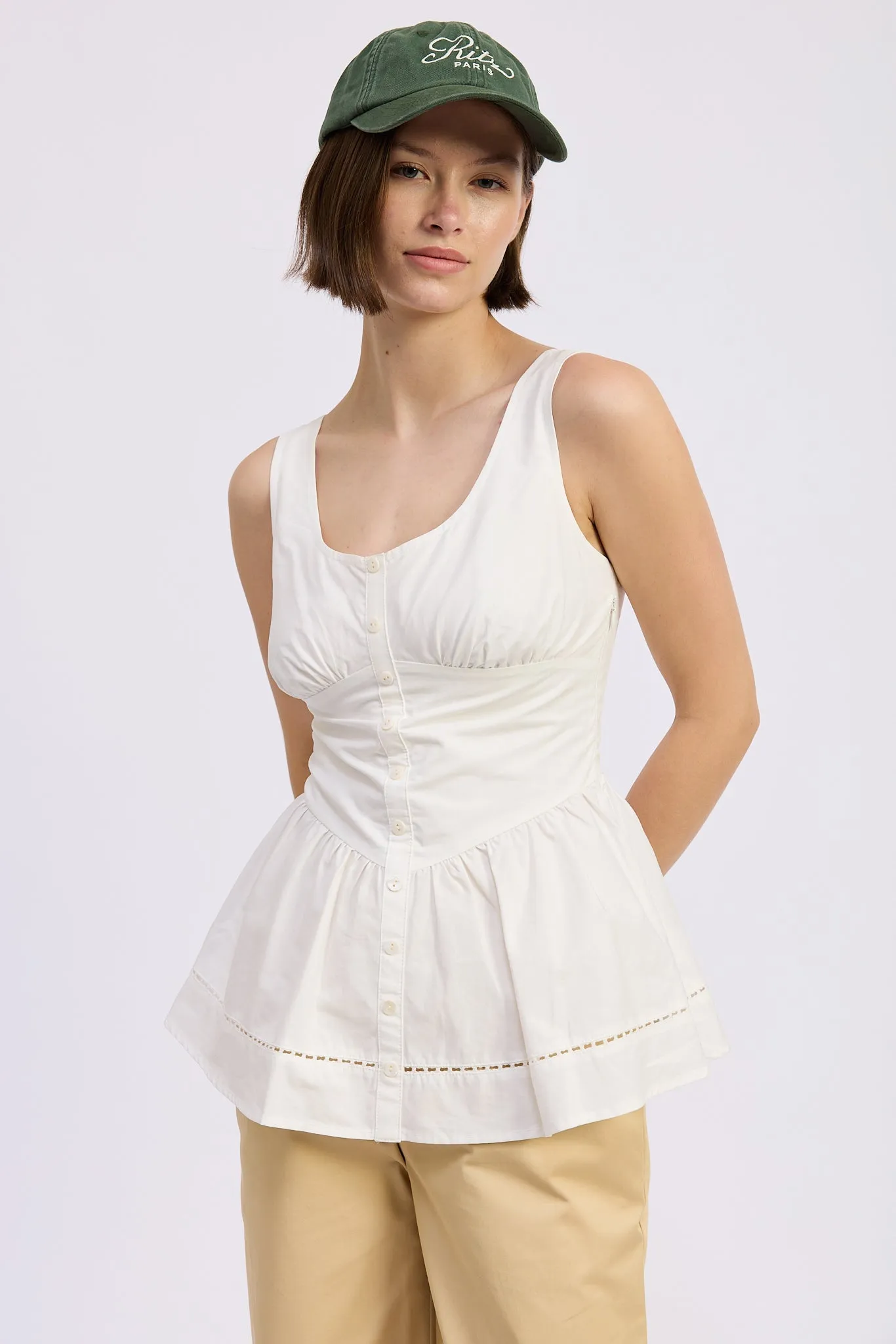 Brittany Peplum Top sold by En Saison product image thumbnail 2