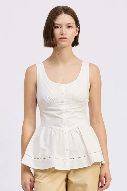 Brittany Peplum Top sold by En Saison